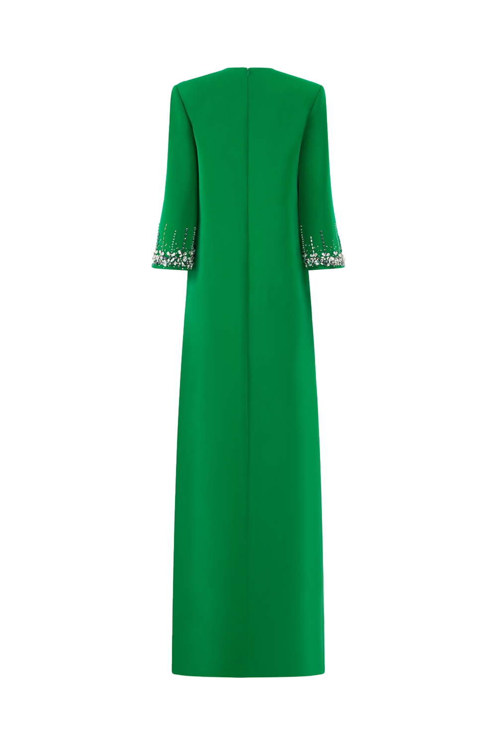Middle Sleeve Stone Embellished Dress